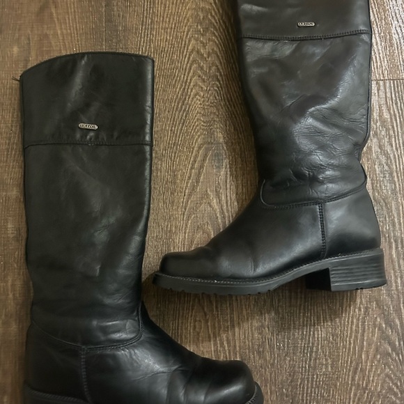 ARTICA side 7 moto square toed lightly lined winter boots in excellent condition - Picture 12 of 15